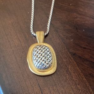 NWOT Brighton Ferrara Artisan two tone necklace $68